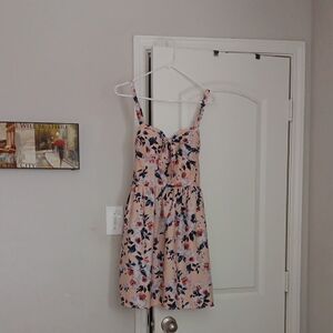 Band of Gypsies Floral Maxi Dress - Pink and Blue